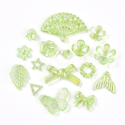 Transparent Acrylic Beads OACR-N137-73E-1