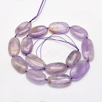 Natural Ametrine Beads Strands G-G695-07-1