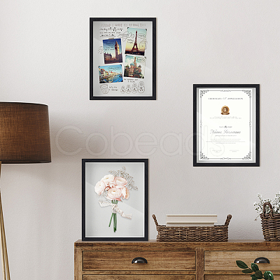 MDF Composite Wood Photo Frame Stand for Dried Flower DJEW-WH0028-057A-1
