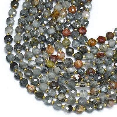 Natural Eagle Eye Stone Beads Strands G-K389-B36-01-1
