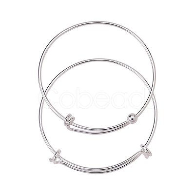 Adjustable Brass Bangles Making BJEW-BC0002-01-1