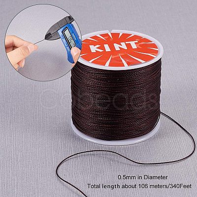 Round Waxed Polyester Cords YC-PH0002-04D-0.5mm-1