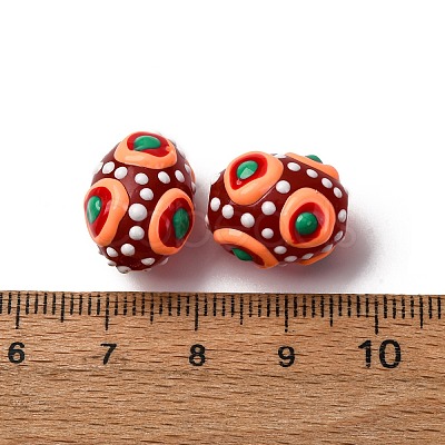 Glass Enamel Beads GLAA-C038-01A-1