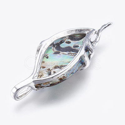 Abalone Shell/Paua Shell Big Pendants X-SSHEL-P014-23-1