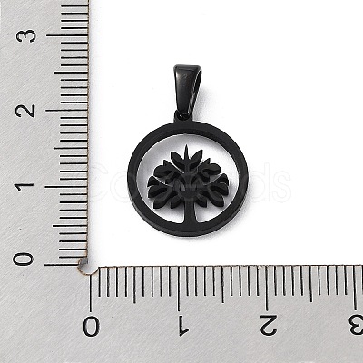 Ion Plating(IP) 304 Stainless Steel Pendants STAS-I136-16B-1