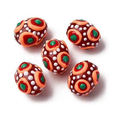 Glass Enamel Beads GLAA-C038-01A-1
