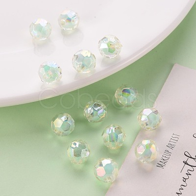 Transparent Acrylic Beads X-TACR-S152-04B-SS2111-1