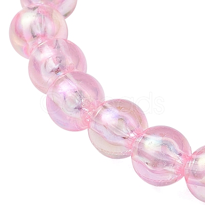 8Pcs 8 Colors Acrylic Beaded Stretch Bracelet Sets BJEW-JB11236-1