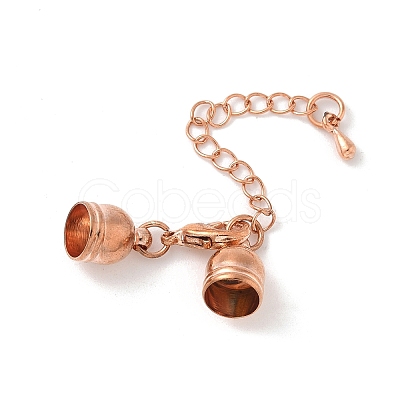 Brass Chain Extender KK-K001-8mm-RG-1