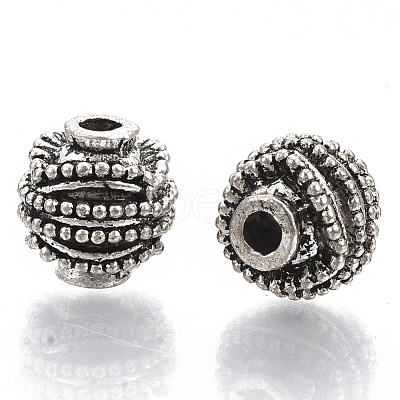 Tibetan Style Alloy Beads X-TIBE-S320-101AS-LF-1