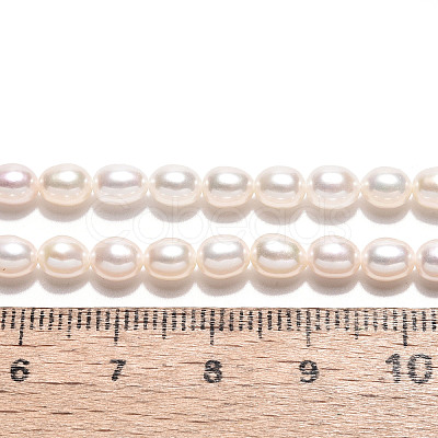 Natural Cultured Freshwater Pearl Beads Strands PEAR-N024-05-4AB-1