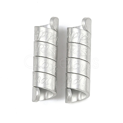 Aluminum Beads ALUM-P001-02S-1