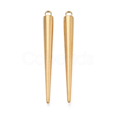 304 Stainless Steel Pendants STAS-T075-22F-G-1