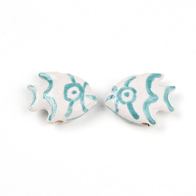 Handmade Porcelain Beads PORC-N009-08A-1