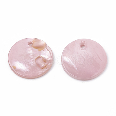 Freshwater Shell Pendants SHEL-T007-75E-1