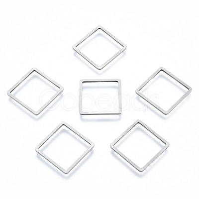 Non-Tarnish 201 Stainless Steel Linking Rings STAS-N090-T11-1-1