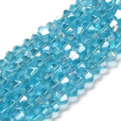 Glass Beads Strands EGLA-S056-3mm-03-1