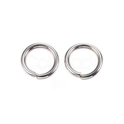 Tarnish Resistant 304 Stainless Steel Open Jump Rings STAS-D448-093P-10mm-1