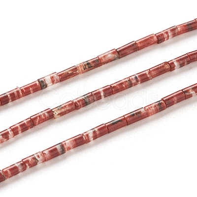 Natural Red Jasper Beads Strands G-G783-16-1