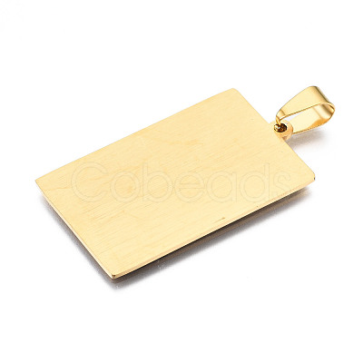 201 Stainless Steel Pendants STAS-S105-LA460-7-1