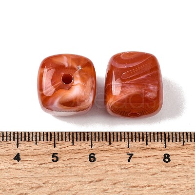 Opaque Acrylic Beads OACR-D320-01O-1