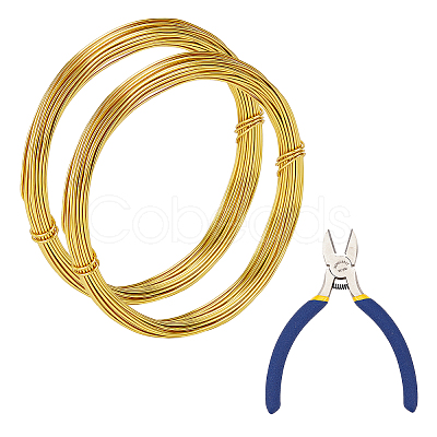 DIY Wire Wrapped Jewelry Kits DIY-BC0011-81A-04-1