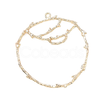 Brass Pendants KK-D263-01G-03-1