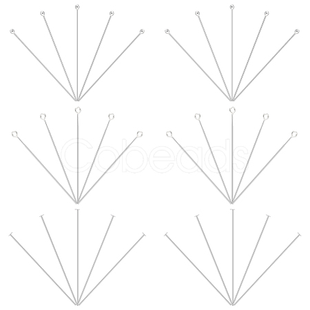 30Pcs 3 Styles 925 Sterling Silver Pins STER-PH0001-86-1