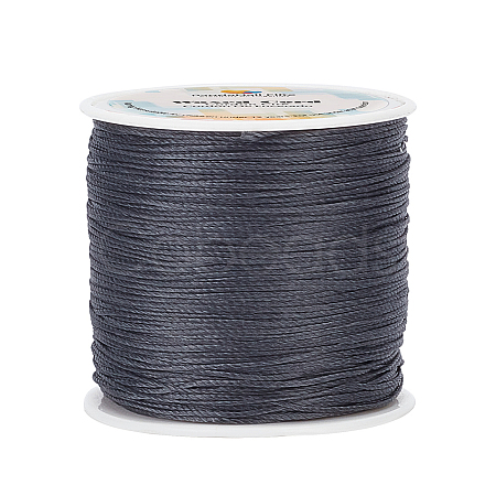 PandaHall Elite 1 Roll Round Waxed Polyester Cords YC-PH0002-44A-1