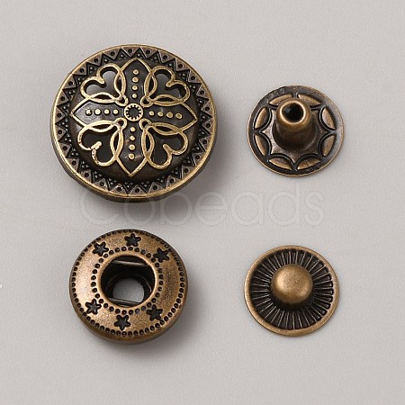 Alloy Snap Button FIND-WH0421-74H-1