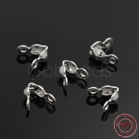 Sterling Silver Bead Tips X-STER-E040-03A-1