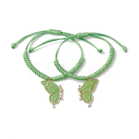 Alloy Enamel Pendants Bangles BJEW-JB09966-04-1