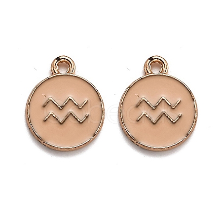 Alloy Enamel Pendants ENAM-S124-01A-10J-1
