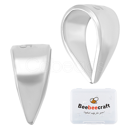 10Pcs 925 Sterling Silver Snap on Bails STER-BBC0001-13-1