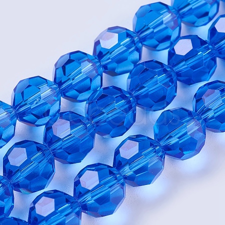 Imitation Austrian Crystal Bead Strands G-M181-8mm-13A-1
