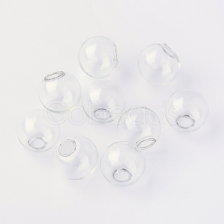 Round Mechanized One Hole Blown Glass Globe Ball Bottles X-BLOW-R001-8mm-1