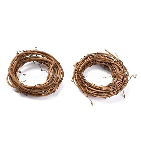 Circle Shape Rattan Vine Branch Wreath Hoop DIY-B022-01A-1