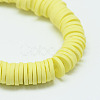 Handmade Polymer Clay Bead Strands CLAY-T002-6mm-01-3