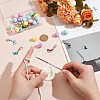 35Pcs Butterfly & Flower DIY Knitting Tool Sets HJEW-NB00055-3