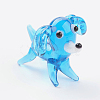 Handmade Lampwork Puppy Home Display Decorations LAMP-J084-24-2