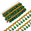 Polyester Lace Ribbon with Plastic Charms Tassel DIY-WH0656-11A-1