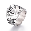 304 Stainless Steel Wide Band Rings RJEW-D073-11-AS-2