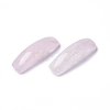  Natural Rose Quartz Connector Charms G-C015-01D-2