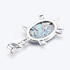 Abalone Shell/Paua ShellJewelry Sets X-SJEW-P089-02-3