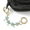 Zinc Alloy Spring Gate Rings Bag Extension Chains AJEW-BA00142-03-3