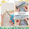 2 Yard 2 Style Glass Rhinestone Cup Chains FIND-PH0017-01-4