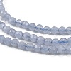 Natural Blue Lace Agate Beads Strands G-E411-12-3mm-01-3