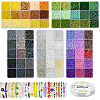 DIY Round Glass Beads Bracelets Making Kits SEED-YW0002-63A-2