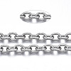 Tarnish Resistant 304 Stainless Steel Link Chains CHS-T003-20P-NF-4