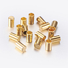 Brass Cord Ends KK-K192-09G-1